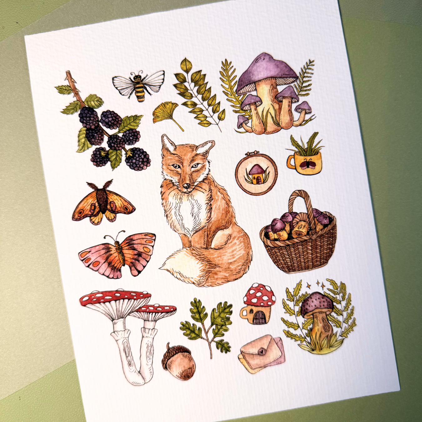 Bamboo Nest Foldable Laundry Basket