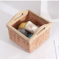 Felt Storage Basket with Wooden Handles