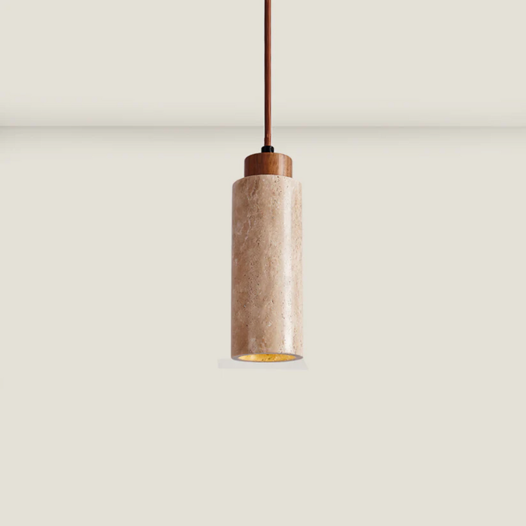 Travertine Stone Pendant Light