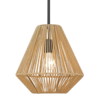 Boho Rattan Pendant Light