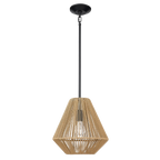 Boho Rattan Pendant Light