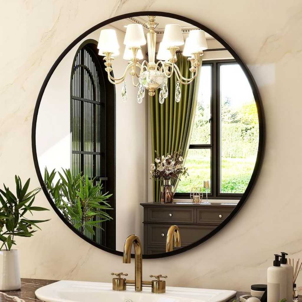 Contemporary Circle Wall Mirror