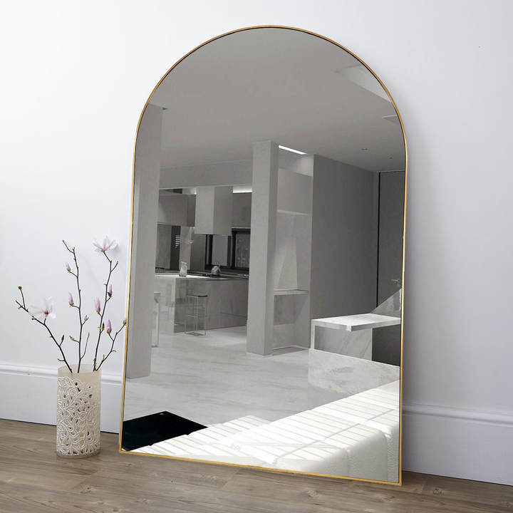 Luxury Gold Arched Mirror