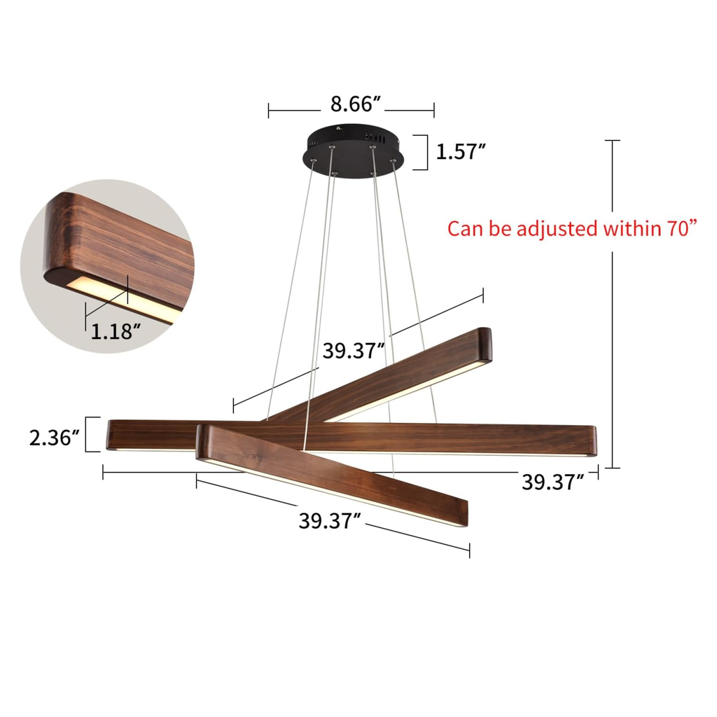 The Meridian Beam Chandelier