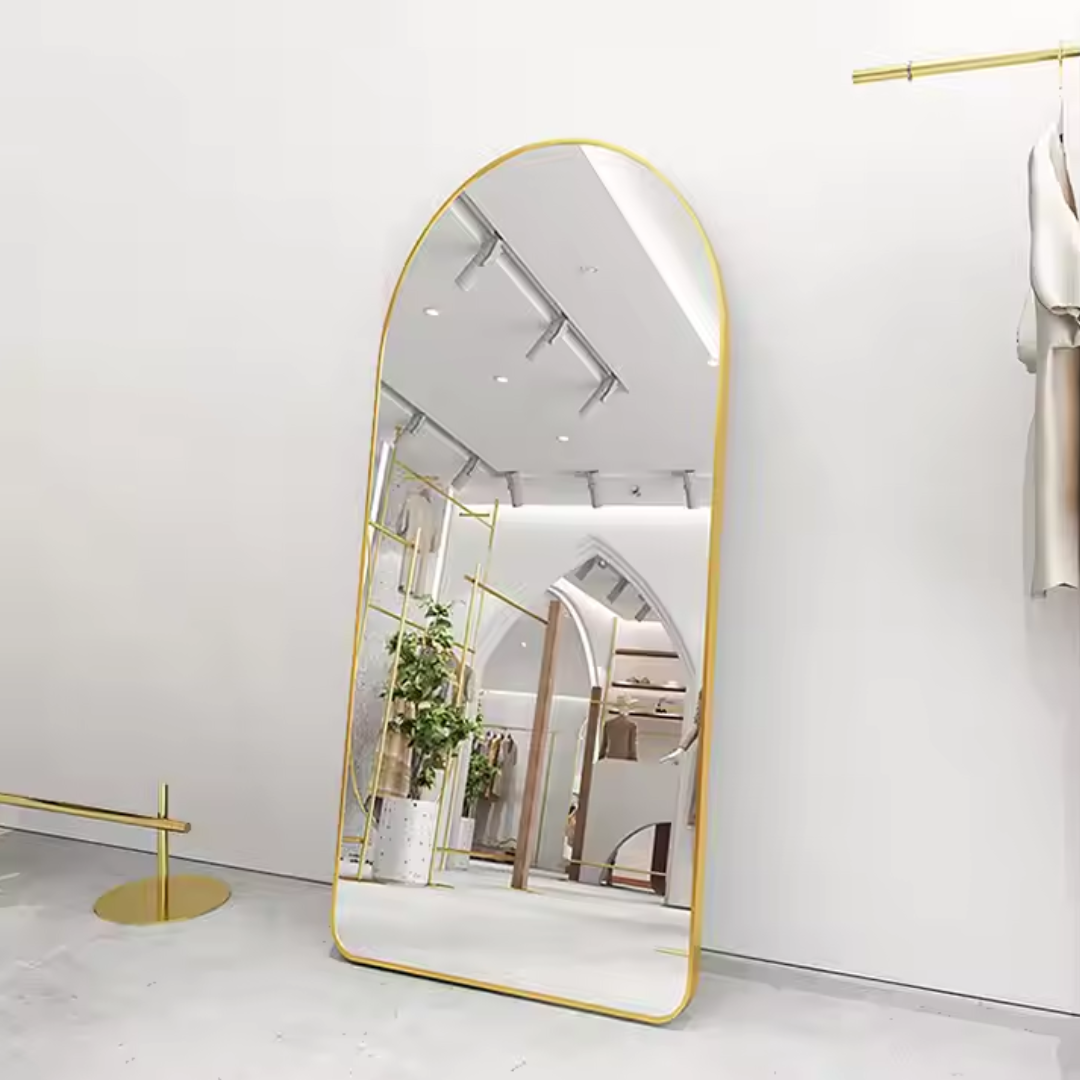 Elegant Gold Arch Mirror