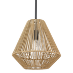 Boho Rattan Pendant Light