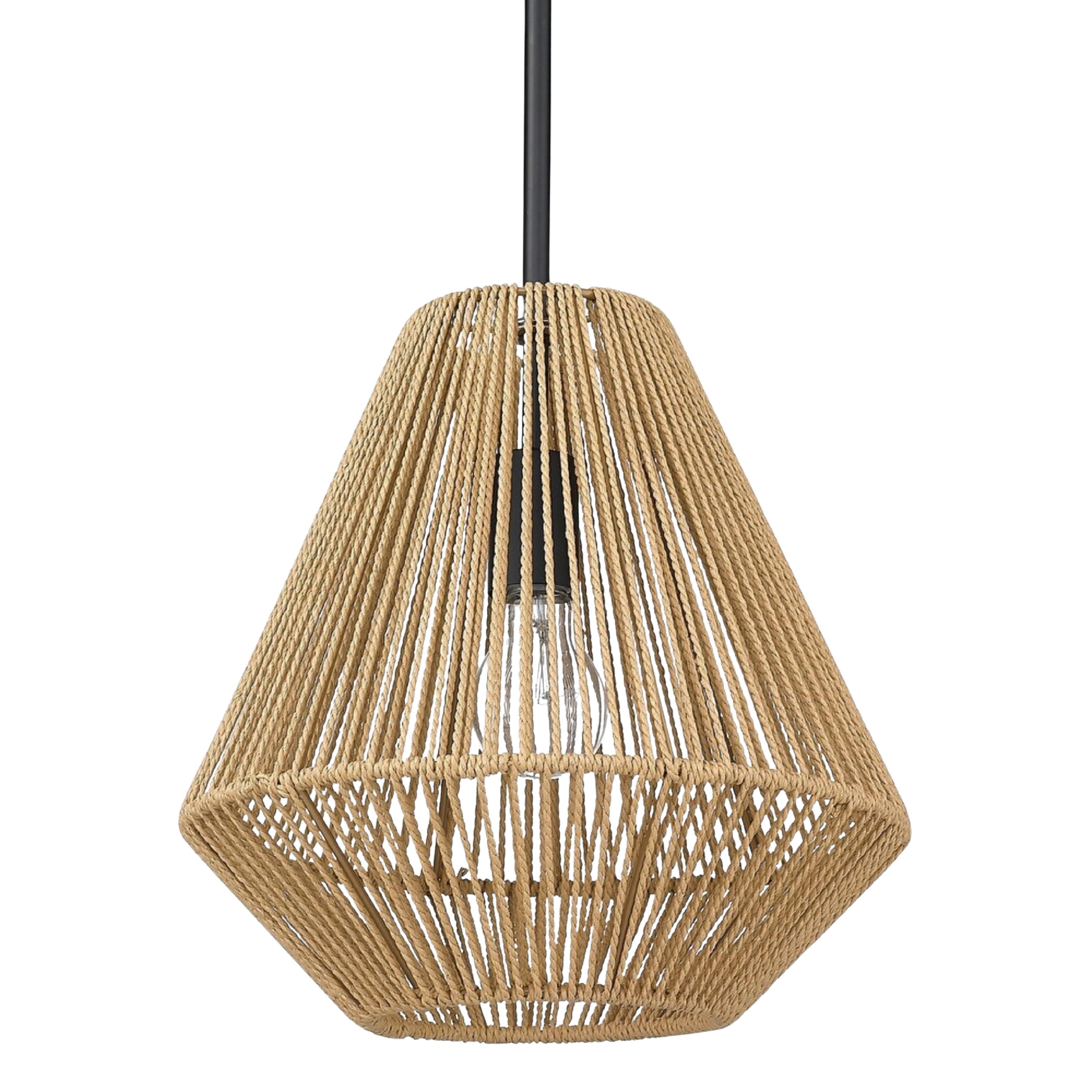 Boho Rattan Pendant Light
